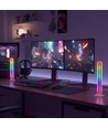2 stk. RGBIC infinite ambient light bar hvid - 24cm, Bluetooth, 5W