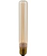 E27 2,5W dæmpbar LED vintage pære - 18,5cm, 1800K, guld glas, Tube T30