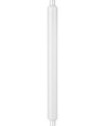 48cm / 9W S19 LED pære - 850lm, mat glas, varm hvid