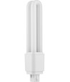 16,8cm / 9W G24d-2 LED pære - 1360lm, Direkte/Ballast kompatibel, 4000K, Opal glas