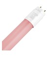 121,2cm / 18W T8 LED rør - Rød, Glas, Direkte/Ballast kompatibel