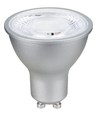 GU10 6W LED pære dæmpbar - 625lm, 2700K, 40°, sølv finish