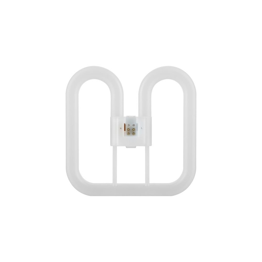 14W GR10q LED pære - 4-pin, 1680lm, 3500K, erstatter 28W, 2D sommerfuglerør - Kulør : Varm