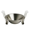 Deep-Deco indbygningsspot ring - Matsort krom, aluminium, uden lyskilde