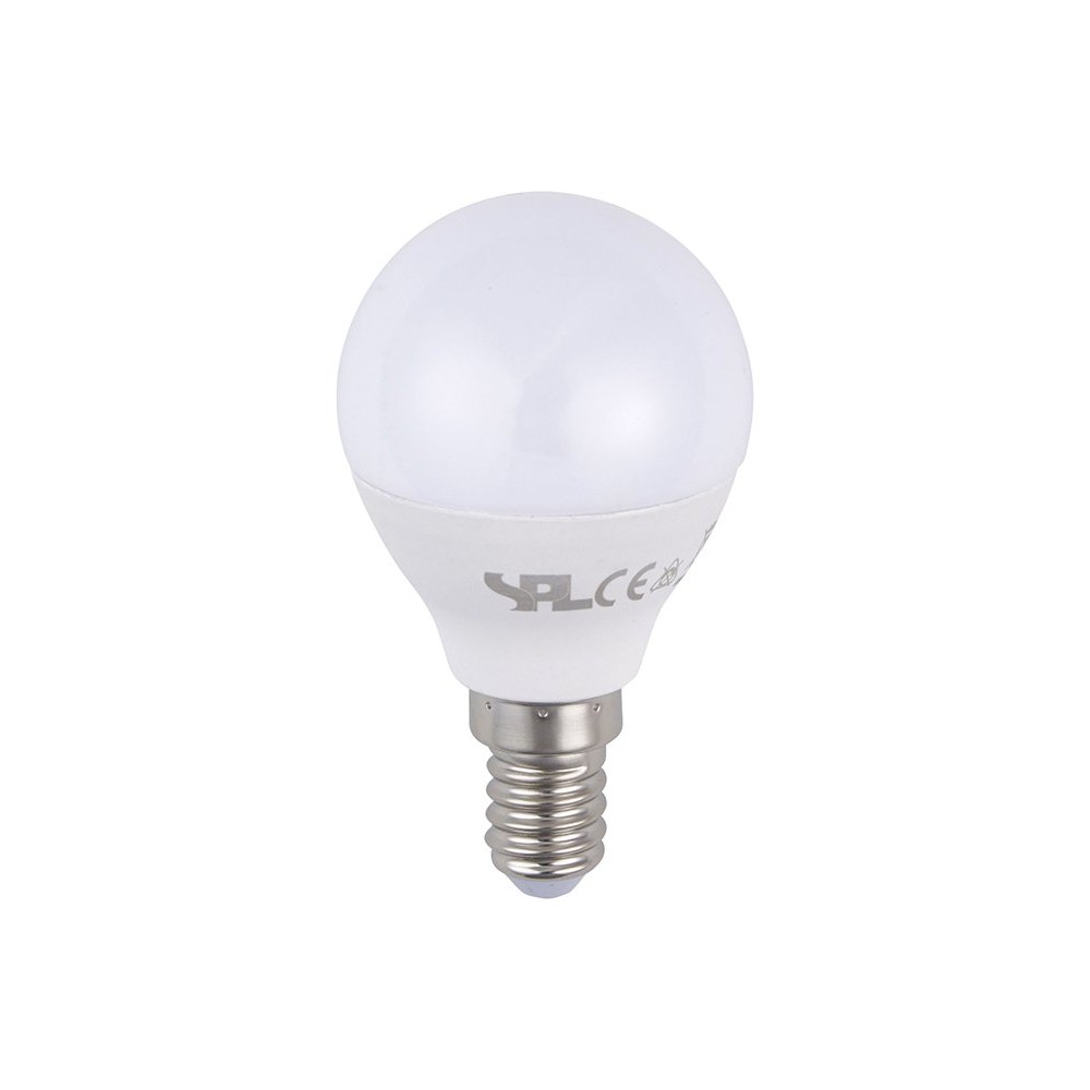 E14 5W LED kronepære - G45, 400lm, opal glas - Kulør : Varm
