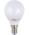 E14 5W LED kronepære - G45, 400lm, opal glas