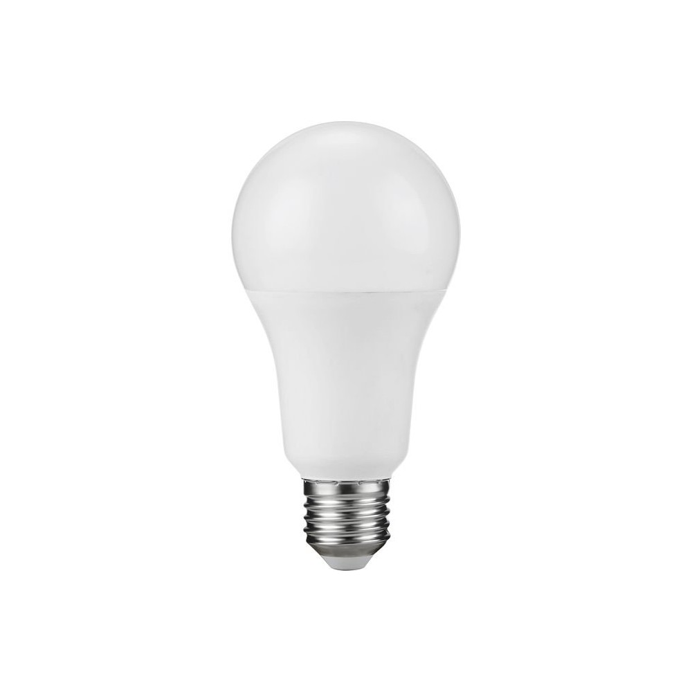 E27 15W LED pære - A71, 1200lm, opal glas, 3000K - Kulør : Varm billede