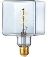 E27 4W dæmpbar LED Ice Cube pære - C95, 2500K, Crystal, Filament Flex