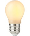 E27 4,7W dæmpbar LED kronepære - G45, opal glas, 2700K, filament