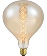 E27 6W XXL Flex R160 filament pære - 350lm, dæmpbar, guld glas, 2000K