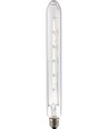 E27 5W dæmpbar LED filamentpære - Colorenta, 31,5cm, 2500K, klart glas, 500lm