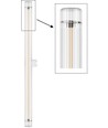 S14d 4W dæmpbar LED filament pære - T30, 2200K, 240lm, klart glas
