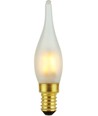 E14 1,8W dæmpbar LED kronepære - C23, Mini Tip Candle, 2000K, mat glas