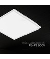 60x60 LED panel, 40W - CREE LED, 120lm/W, 6 års garanti, hvid kant