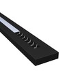 LEDlife 20W/30W/40W WLD PLANK LED loftslampe - 120cm, CCT, 40°, sort, opal glas