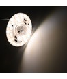 Ø13 cm / 18W LED indsats med linser - Flicker free, Valgfri CCT, erstat G24, cirkelrør og kompaktrør