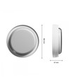 10W Pastilo CCT LED væglampe - IP54, IK10, 120lm/W, Ø18cm, 3-i-1 CCT, hvid, udendørs/indendørs