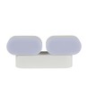 2x5W LED Væglampe - Justerbar retning, Udendørs IP65, 3000K, Hvid, Hus