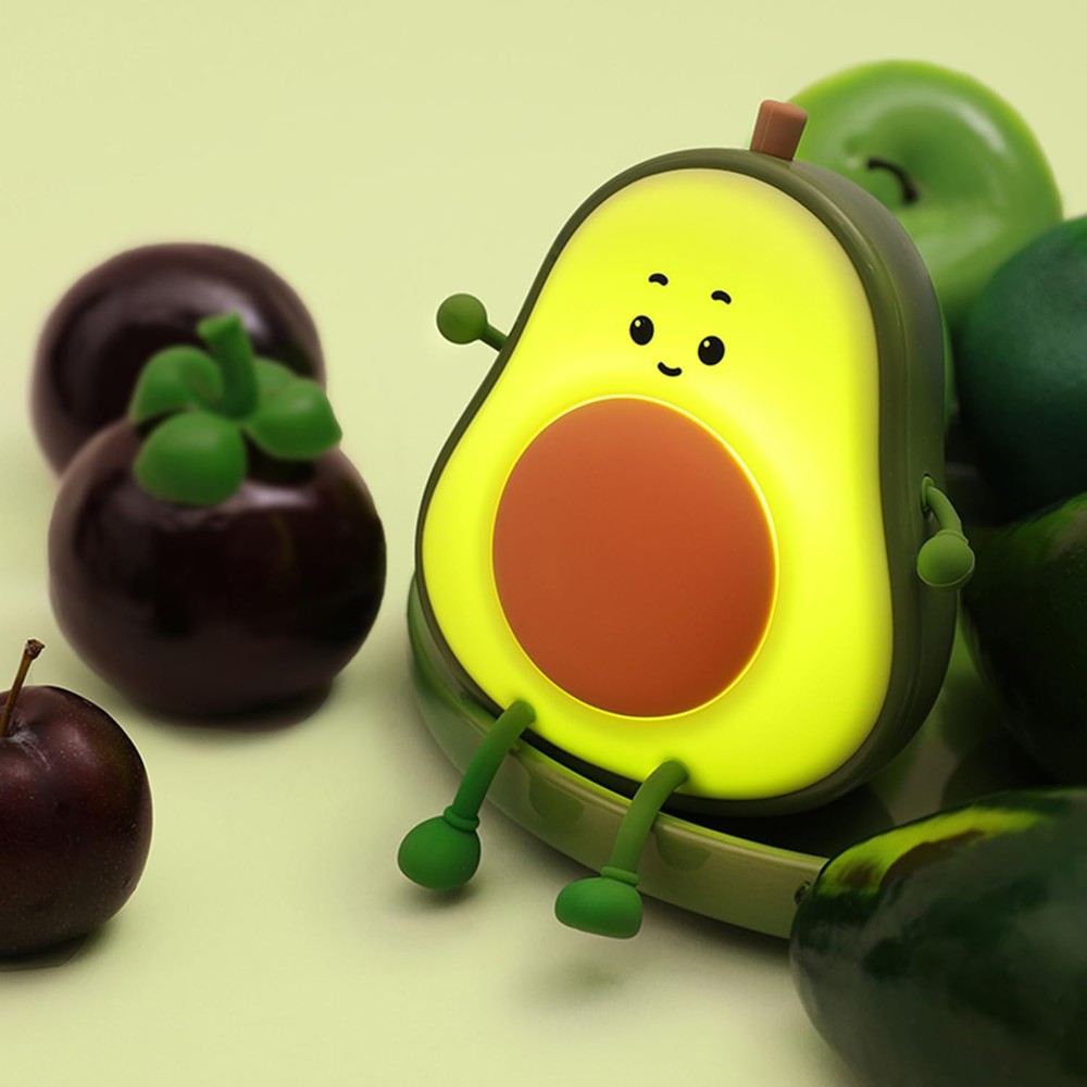 MOCHI Avocado natlampe - Silikone, touch dæmpbar, IP20 indendørs - Dæmpbar : Dæmpbar, Kulør : 2-i-1 billede
