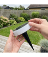 Solcelle bedlampe - IP65, skumringssensor, spyd/væg montering