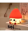 MOCHI Jordbær Natlampe - Silikone, touch dæmpbar, IP20 indendørs