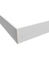 Høj ramme til 60x60 LED panel - Samles hurtigt, plast hjørner, Uden synlige skruer, hvid kant