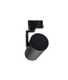 3-faset GU10 skinnespot Madara Slim - Sort, uden lyskilde, til MR11 pære, max 4W LED