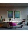 Fiale Core Anti-Glare GU10 indbygningsspot - Hvid/sort, IP20, Hul: Ø7,5 cm, Mål: Ø9,5 cm, uden lyskilde