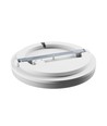 40W Nymphea Fusion LED loftslampe, 135lm/W - Justerbar 20/30/40W, CCT, IP44 vådrum, Ø33cm, hvid kant