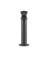 LED Pullert 30 cm 9W IP54 Mørkegrå - 230V, 4000K, inkl. lyskilde