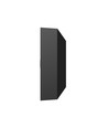 6W Encanta Asymmetric CCT væglampe - IP54, sort, 750lm, 3 lyskulører, facade/udendørs