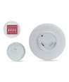 18W Nymphea Proxi PIR - IP54, Ø30cm, 30x6cm, 120°, Rund, Hvid