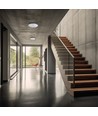 18W Nymphea Proxi PIR - IP54, Ø30cm, 30x6cm, 120°, Rund, Hvid
