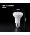 V-Tac E27 8,5W R63 LED pære - CREE chip, 3000K, 6 års garanti