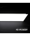 120x30 bagbelyst LED panel, 40W - 120lm/W, CREE chip, 6 års garanti, hvid kant