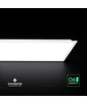 120x30 bagbelyst LED panel, 40W - 120lm/W, CREE chip, 6 års garanti, hvid kant