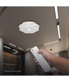 V-Tac 100W LED loftslampe dæmpbar CCT - Hvid, inkl. fjernbetjening, 3-i-1 farveskift