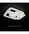 V-Tac 80W LED loftslampe - CCT 3-i-1, dæmpbar, hvid, inkl. fjernbetjening