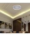 V-Tac 50W LED loftslampe dæmpbar - CCT 3-i-1, Grå, inkl. fjernbetjening