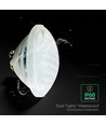 12W PAR56 LED poolpære med fjernbetjening - RGB, IP68 vandtæt, til poolbelysning