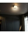V-Tac 63W LED loftslampe, 3-i-1 med fjernbetjening - Ø55cm, dæmpbar, sort, designerlampe