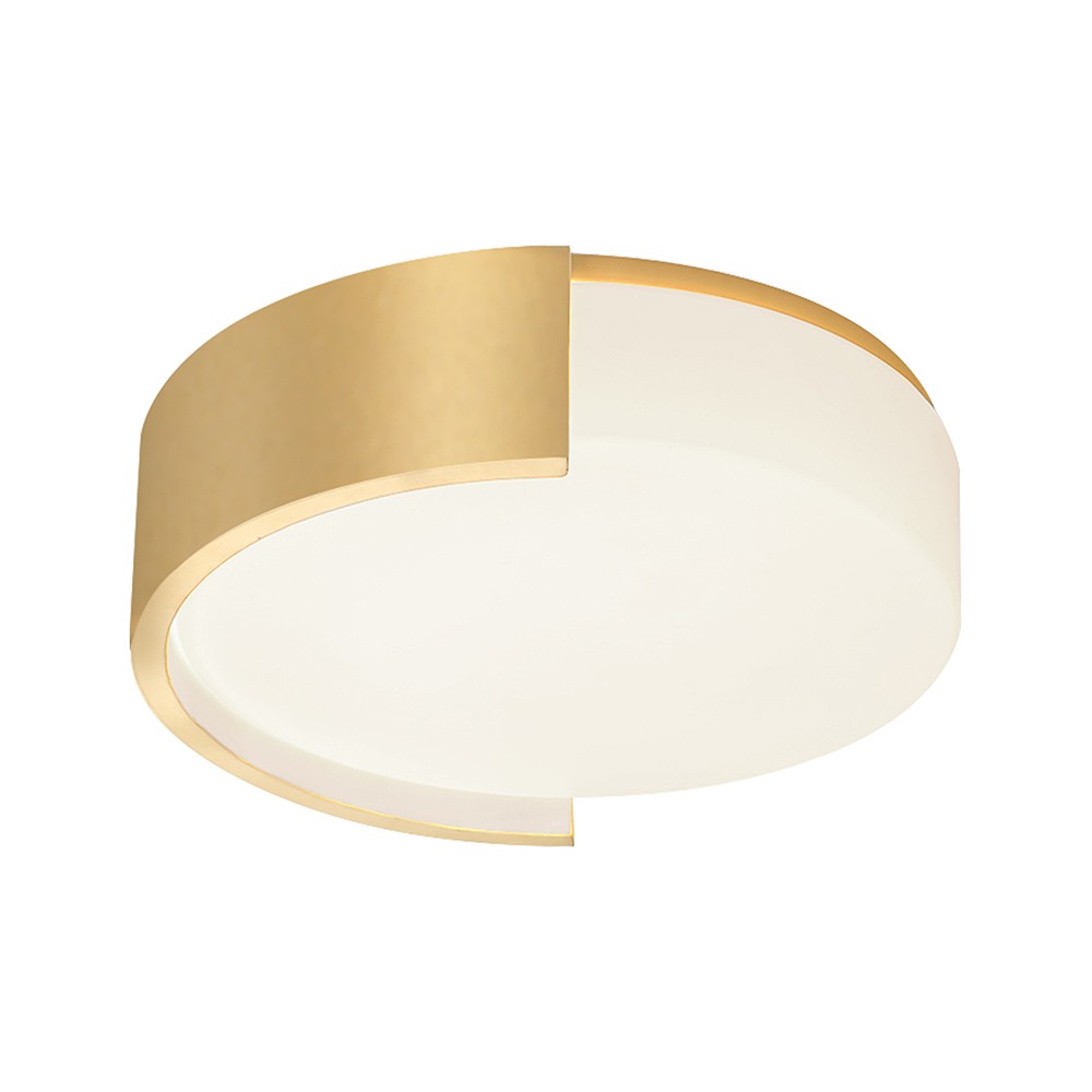 V-Tac 63W LED loftslampe, Ø55cm - 3-i-1 CCT, dæmpbar, guld, inkl. fjernbetjening - Kulør : 3-i-1 billede