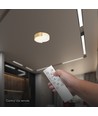V-Tac 63W LED loftslampe, Ø55cm - 3-i-1 CCT, dæmpbar, guld, inkl. fjernbetjening