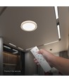 V-Tac 30W/60W/30W Designer loftlampe med fjernbetjening - 3-i-1 CCT, dæmpbar, guld kant, inkl. lyskilde