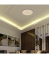V-Tac 30W/60W/30W Designer loftlampe - CCT, dæmpbar, brun kant, inkl. fjernbetjening