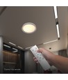 V-Tac 30W/60W/30W Designer loftlampe - CCT, dæmpbar, sort kant, inkl. fjernbetjening