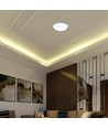 V-Tac 30W/60W/30W Designer loftlampe med fjernbetjening - 3-i-1 CCT, dæmpbar, mørkebrun kant, Ø43cm