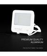 50W LED projektør - 135lm/W, IP65, CREE chip, hvidt hus, 6 års garanti