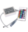 RGB kontroller med fjernbetjening - Inkl. endeprop, 230V, memory funktion, infrarød