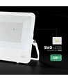 200W LED projektør - 135lm/W, IP65, hvidt hus, Cree chip, 6 års garanti